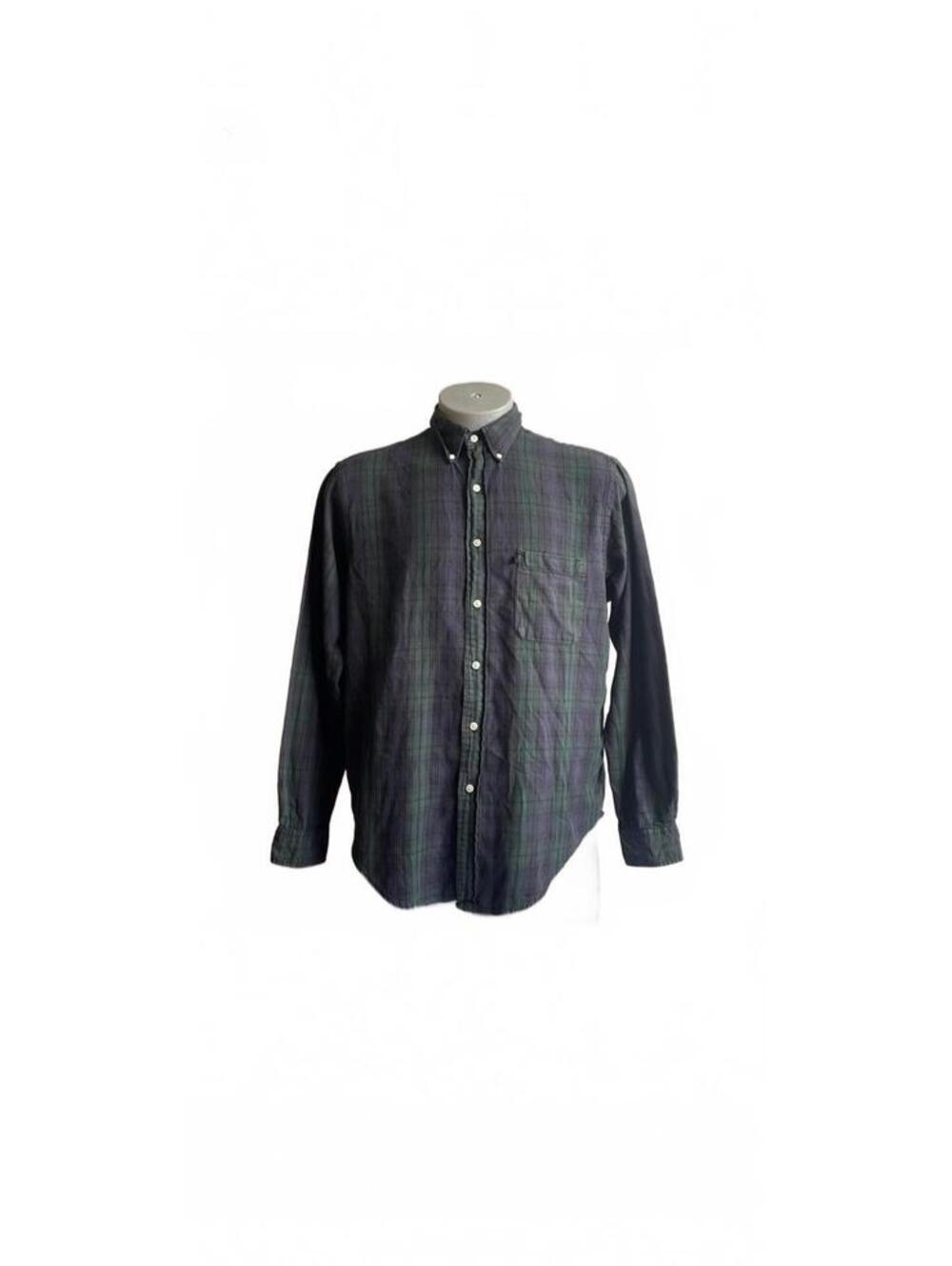 Ralph Lauren Jeans Co Purple Green Plaid Button Down Shirt M